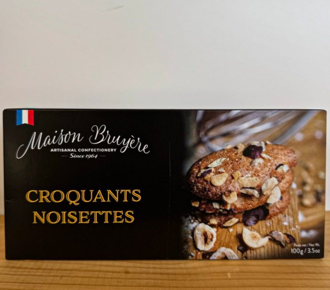 Křupavé máslové sušenky s lískovými oříšky - 100 g