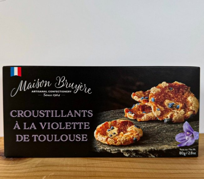 Ručně vyráběné sušenky z fialek - 80g