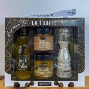 Dárková sada delikates s černým lanýžem (Savor & Sens Tradition)