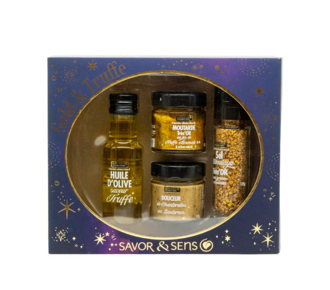 Dárková sada lanýžová - Zlato a lanýž