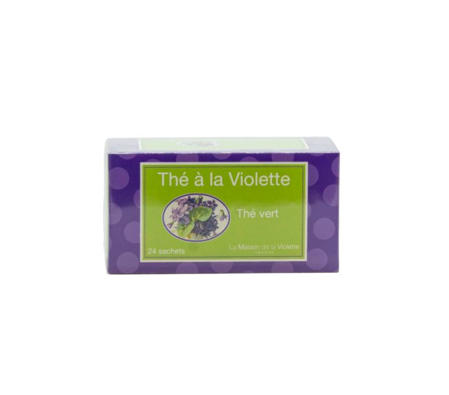 Fialkový zelený čaj - 24 sáčků