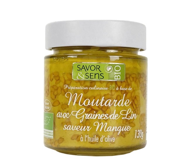 Hořčice mangovo - lněná - 190g