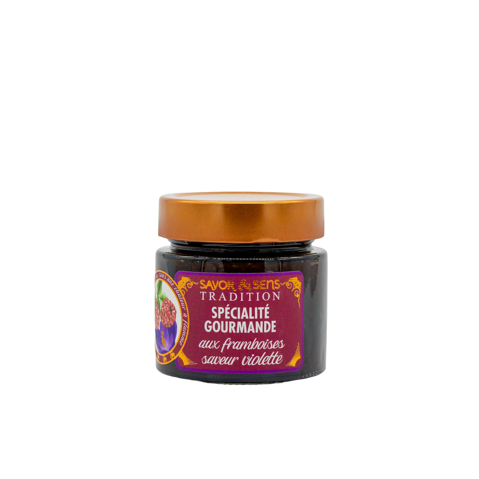Džem malinová gurmánská specialita s fialkovou příchutí - 270 g
