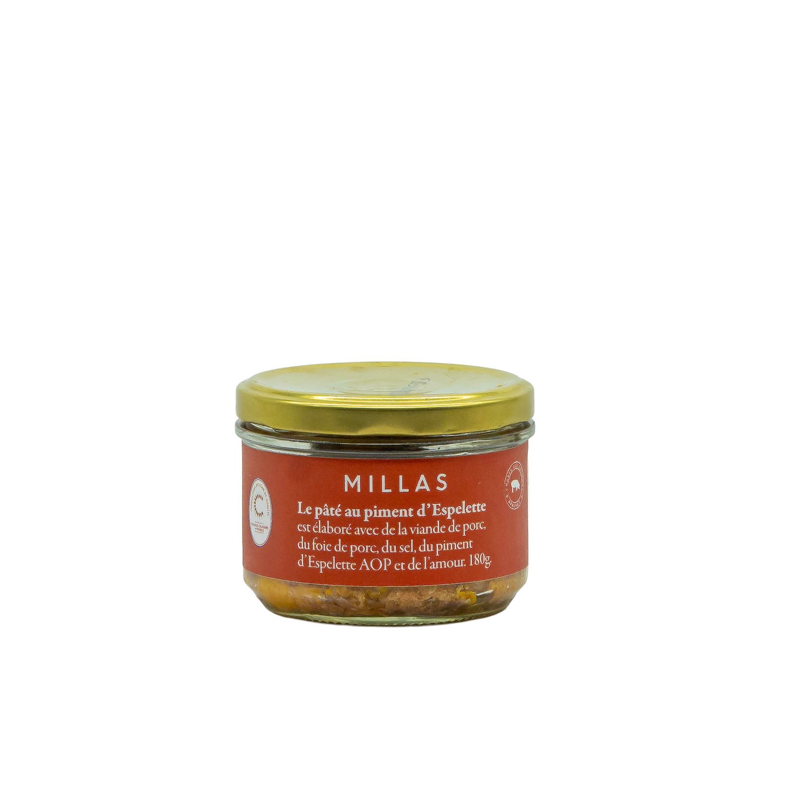 Millas Espelette papriková paštika AOP - 180 g