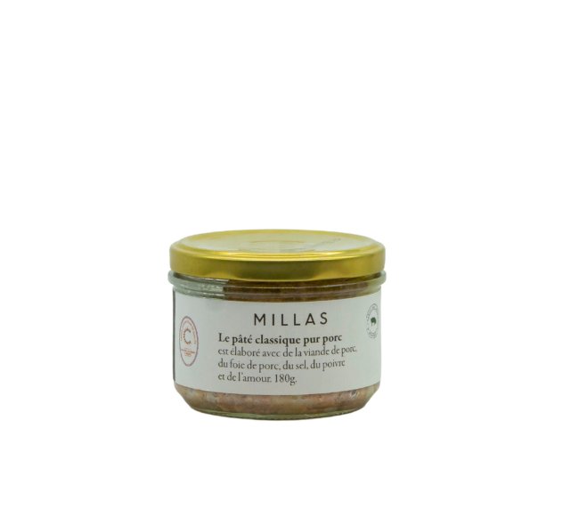 Millas klasická paštika z čistého vepřového masa - 150 g