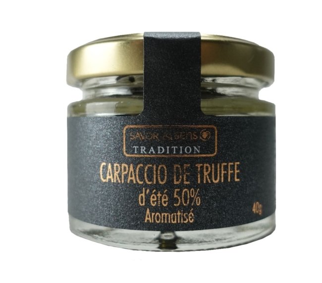 Letní lanýžové carpaccio - 40g