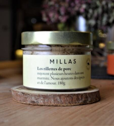 Millas Rillettes z vepřového břicha - 180 g