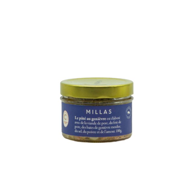 Millas paštika jalovcová - 180 g