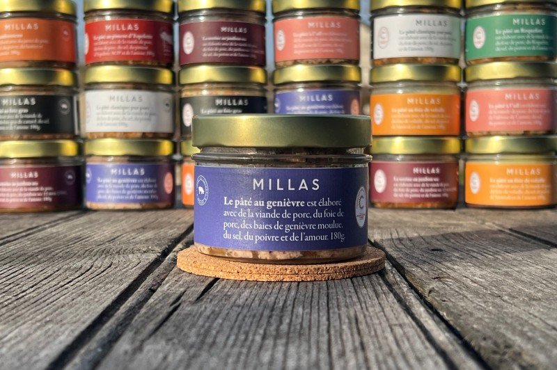 Millas paštika jalovcová - 180 g