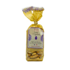 Lou Cigalou máslové sušenky s aromatickými květy levandule - 130g