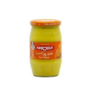 Amora Moutarde Mi-Forte – francouzská středně pikantní hořčice - 415g
