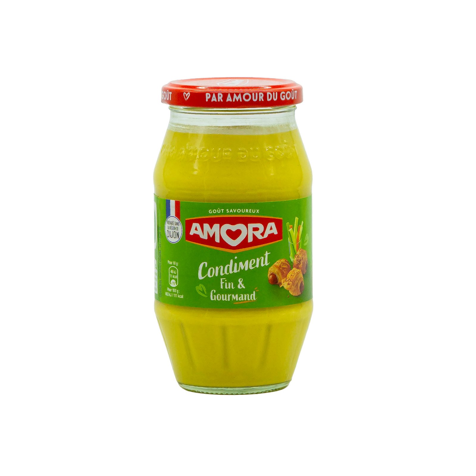 Amora Condiment Fin & Gourmand – jemná dijonská hořčice - 435g