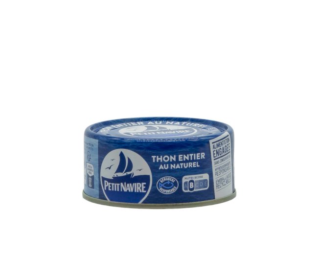Tuňák ve vlastní šťávě Petit Navire – celistvý, MSC - 160g