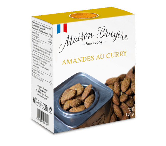 Křupavé mandle s kari - 160g