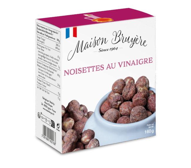 Lískové ořechy v malinovém octu - 160g