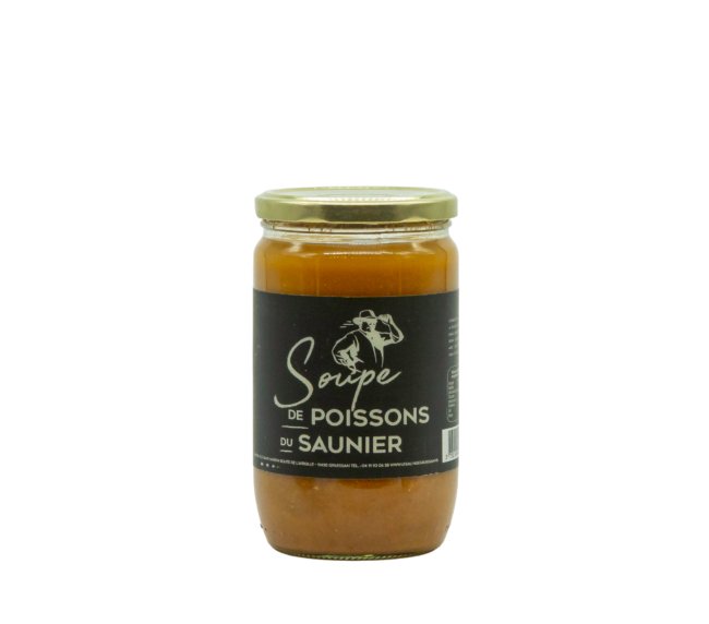 Tradiční rybí polévka Saunier s mořskou solí Gruissan – 630 g