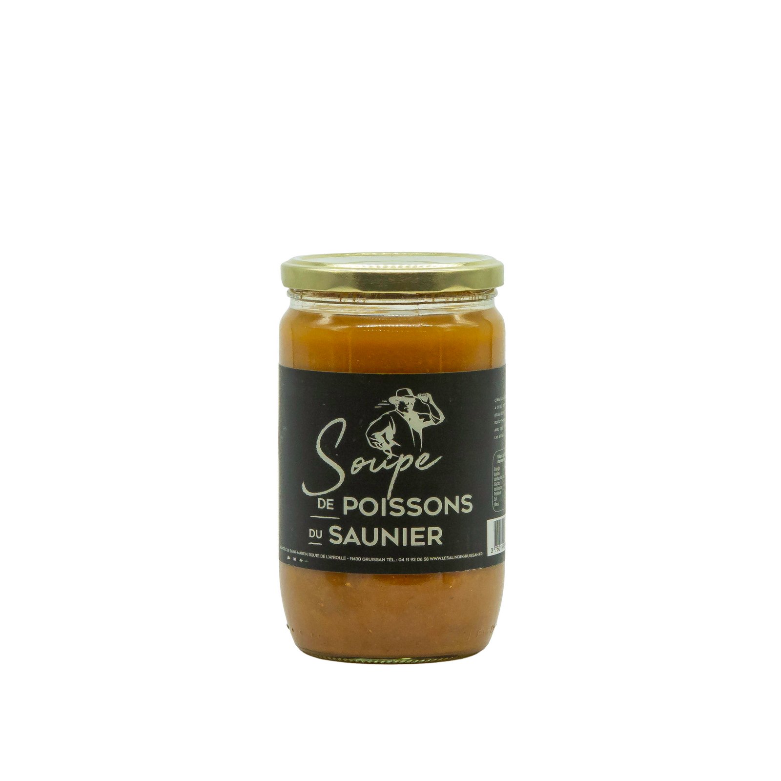 Tradiční rybí polévka Saunier s mořskou solí Gruissan – 630 g