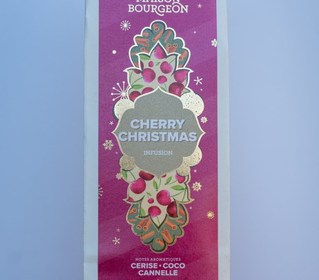 Cherry Christmas – vánoční bylinná směs s třešní, kokosem a skořicí, Maison Bourgeon - 100g