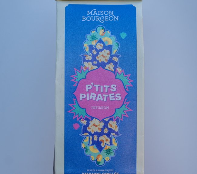 P'tits Pirates – dětská bylinná směs s mandlemi a popcornem, Maison Bourgeon - 100g