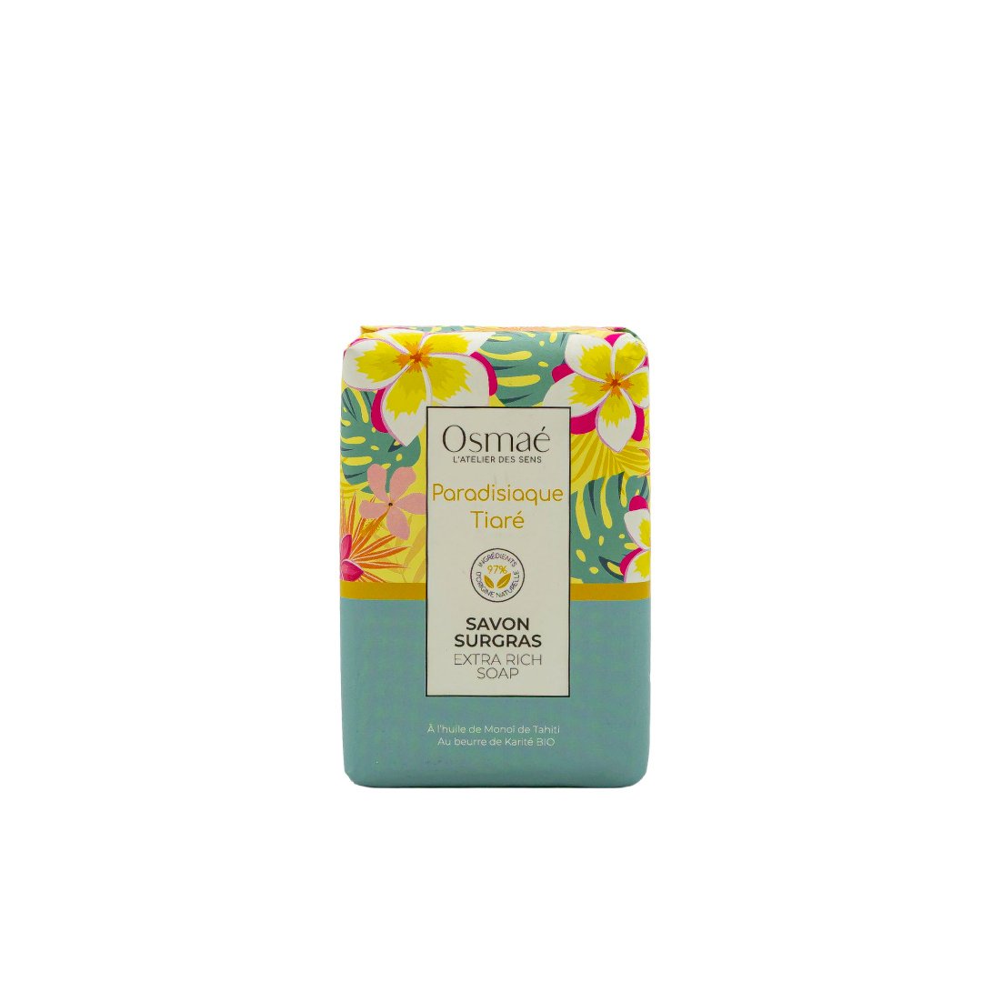 Osmaé Jemná mycí kostka Paradisiaque Tiaré - 200g