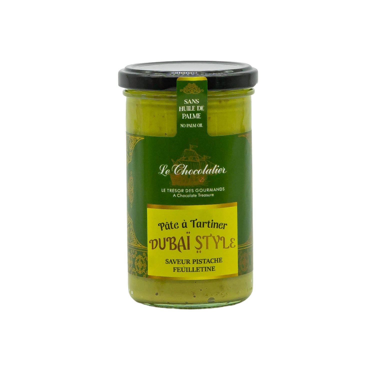 Pistáciová pomazánka - Pâte à tartiner Saveur Pistache Feuilletine – Dubaï Style - 250g