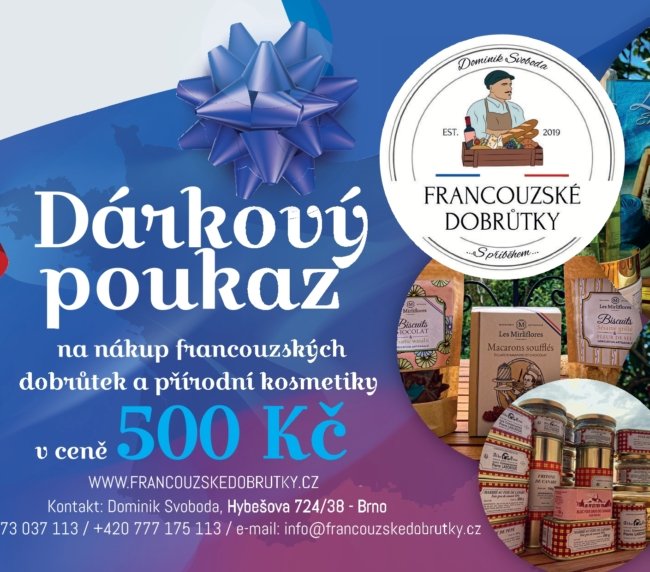 Dárkový poukaz v různých hodnotách