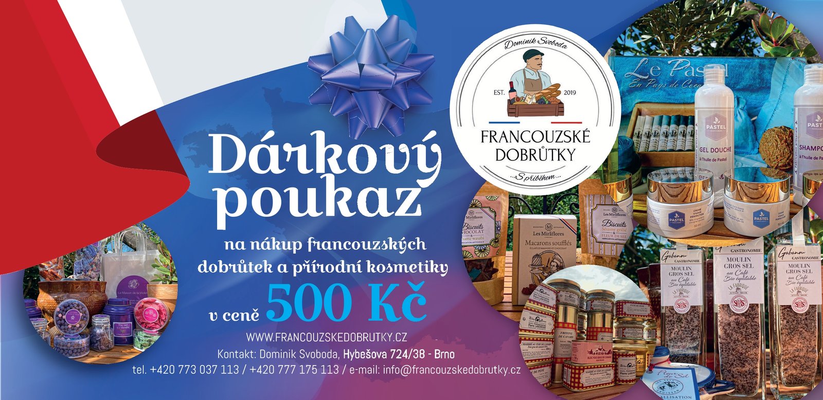 Dárkový poukaz v různých hodnotách