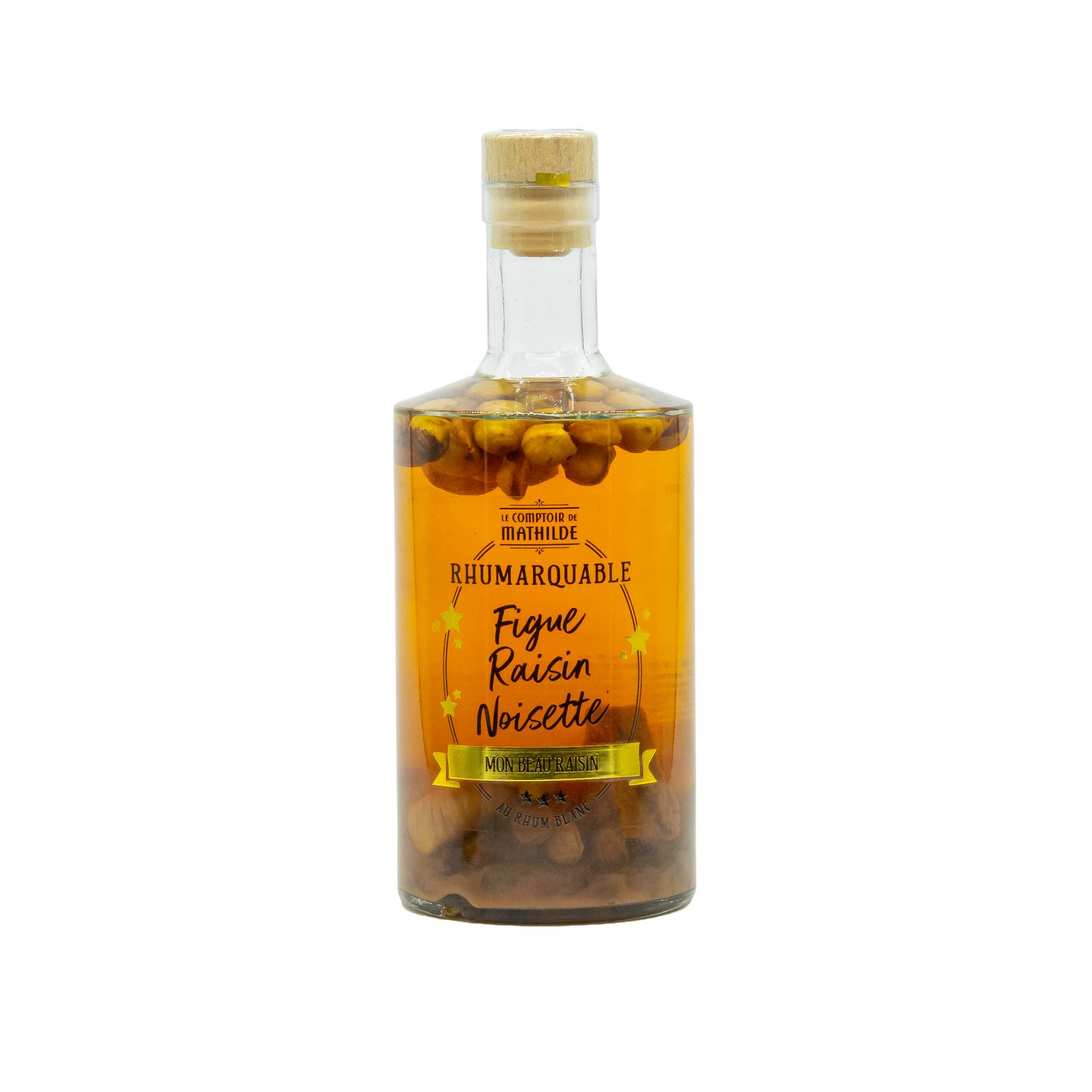 Francouzský aromatizovaný rum „Le Comptoir de Mathilde – Rhumarquable Figue Raisin Noisette“, ALK30% - 700ml