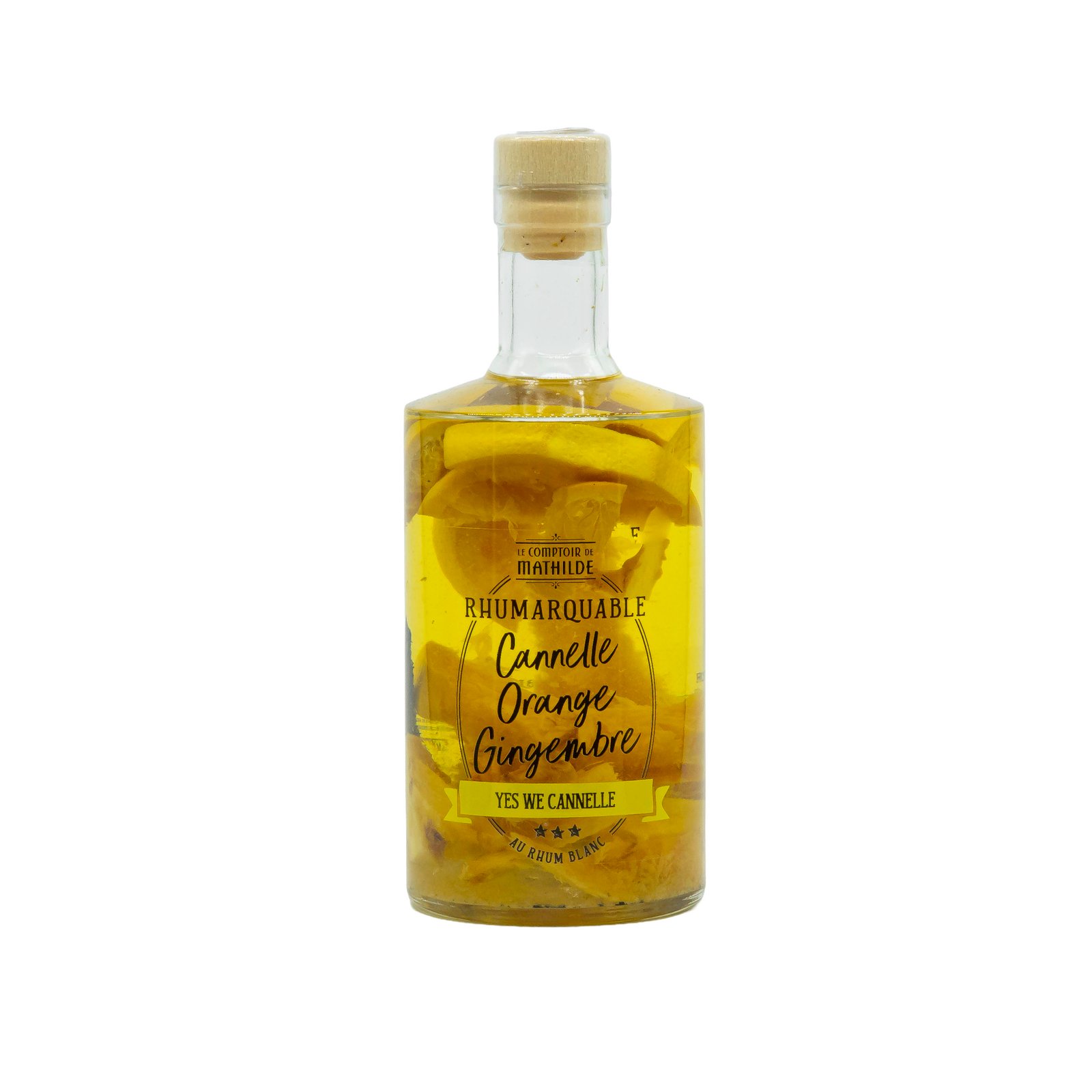Francouzský aromatizovaný rum „Le Comptoir de Mathilde – Rhumarquable Cannelle Orange Gingembre“, ALK30% - 700ml