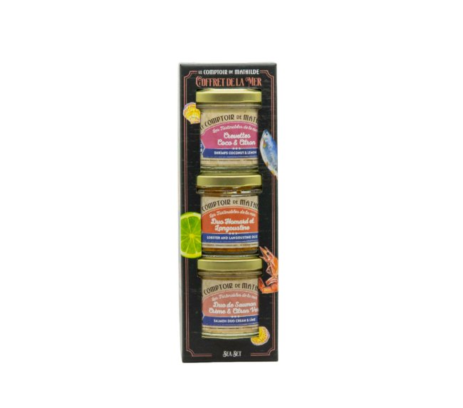 Dárková krabička s mořskými plody Le Comptoir de Mathilde - 3 x 100g