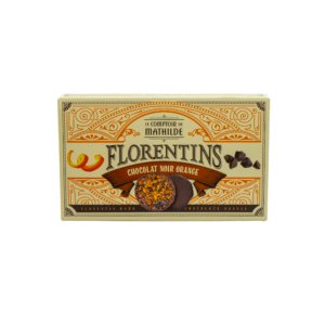 Florentýnky z hořké čokolády s pomerančem - 100g
