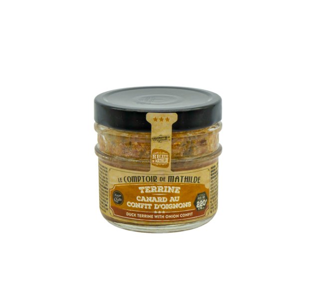 Kachní terina s cibulovým konfitem - 220g