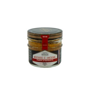 Le Comptoir de Mathilde - hořčice à l’Ancienne – Piment d’Espelette - 250g