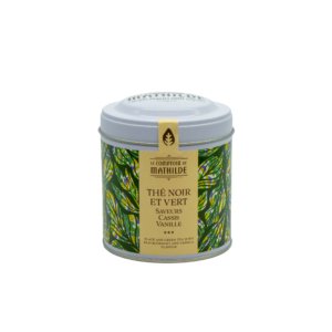 Le Comptoir de Mathilde - Směs černého a zeleného čaje s příchutí černého rybízu a vanilky - 100g