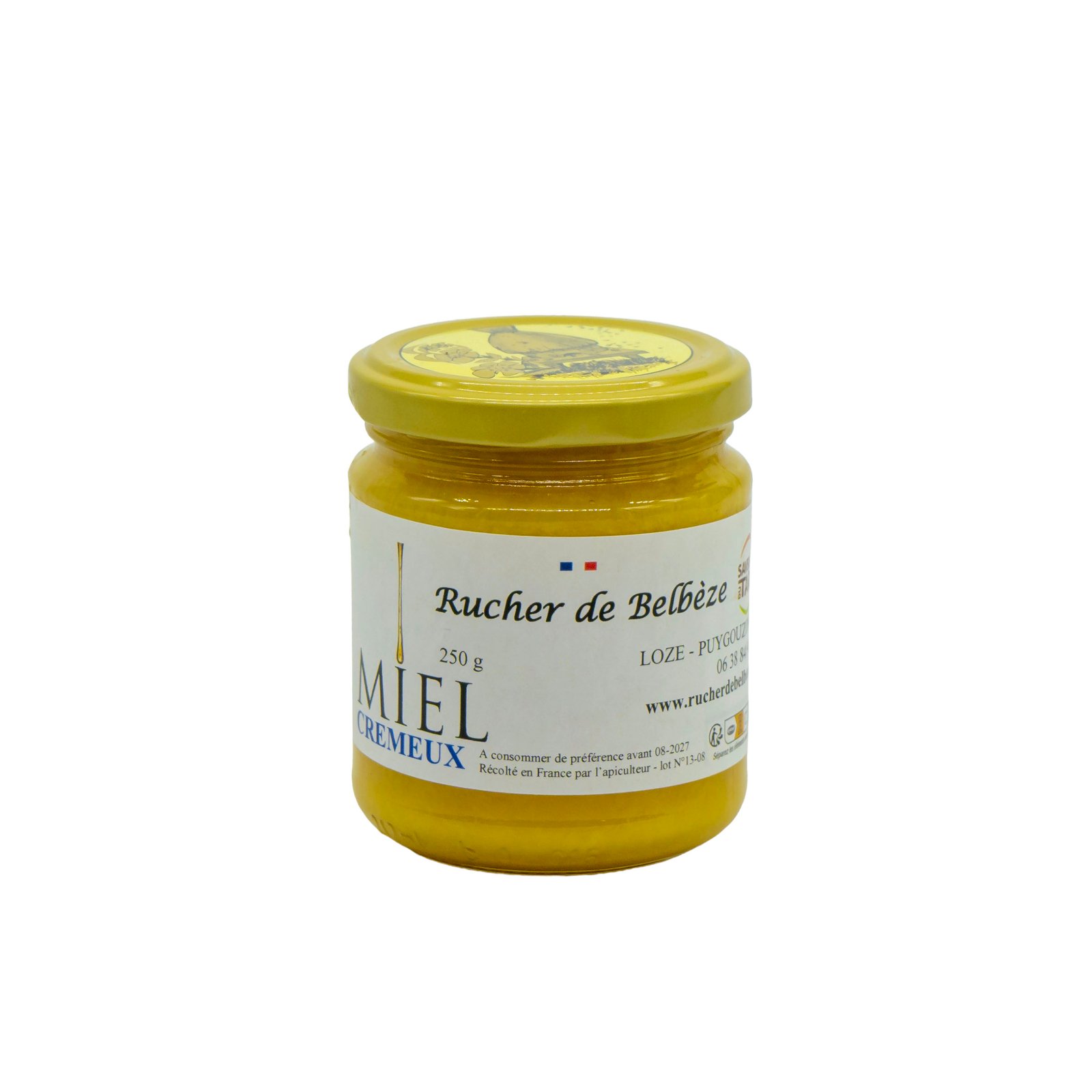 Rucher de Belbéze - Krémový med - od farmáře z jižní Francie (Albi) - 250g