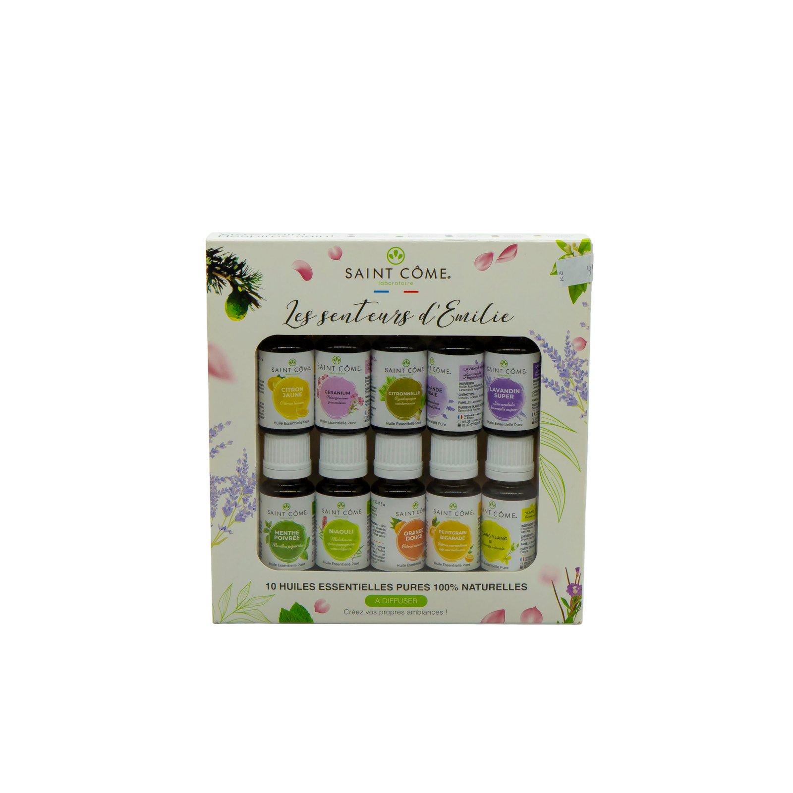 Saint Côme – Les senteurs d’Émilie | dárková sada 10 esenciálních olejů